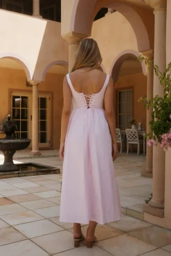 Blossom Blooming Maxi Dress Pink