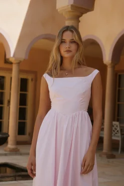 Blossom Blooming Maxi Dress Pink