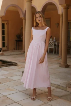 Blossom Blooming Maxi Dress Pink