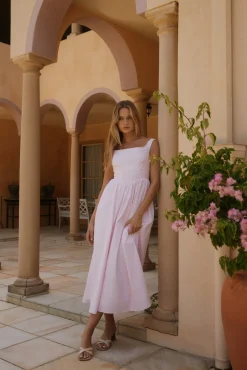 Blossom Blooming Maxi Dress Pink