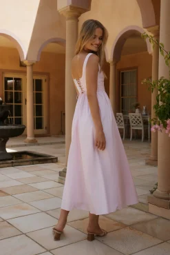 Blossom Blooming Maxi Dress Pink