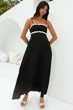 Blowing Away Maxi Dress Black