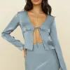 Bouquet of Flowers Top Grey