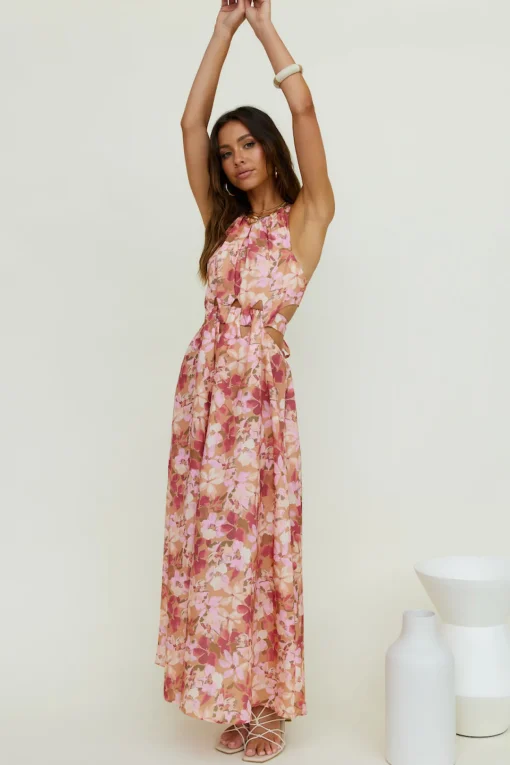 By The Breakwater Maxi Dress Brown