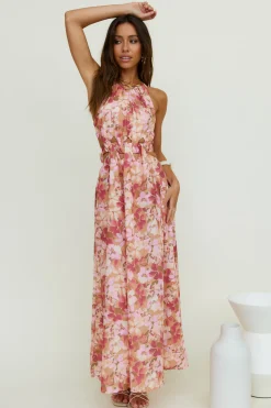 By The Breakwater Maxi Dress Brown