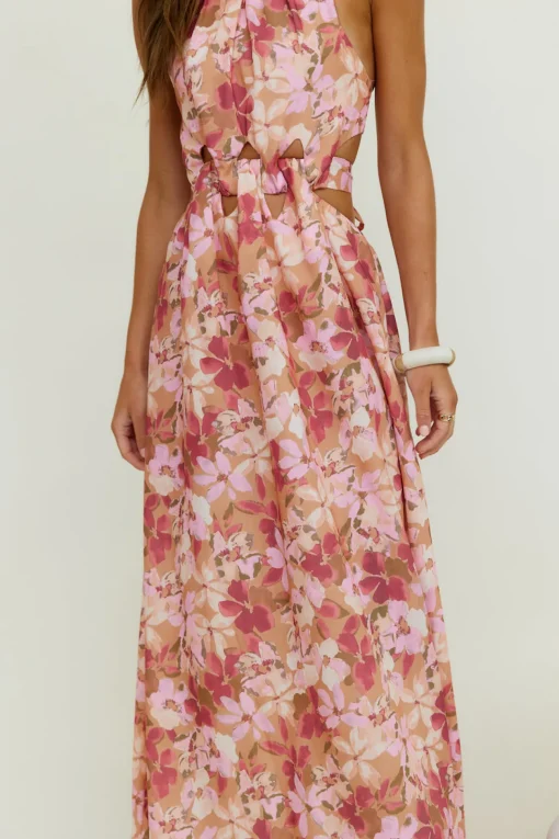By The Breakwater Maxi Dress Brown