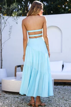 Calm and Collected Maxi Dress Blue