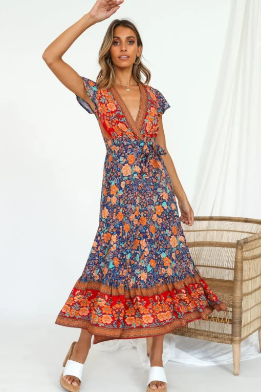 Candid Midi Dress Navy