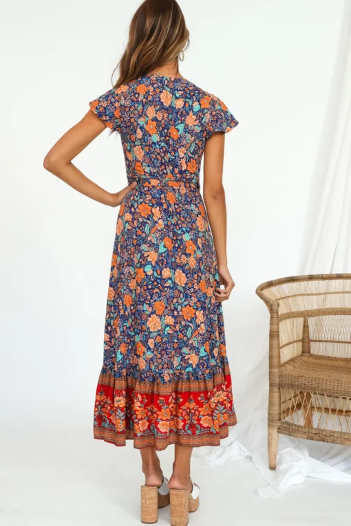 Candid Midi Dress Navy