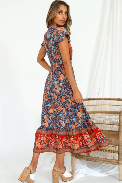 Candid Midi Dress Navy