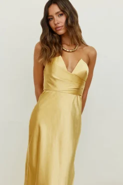 Caraway Maxi Dress Gold