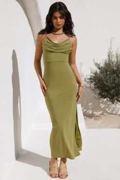 Caribbean Breeze Maxi Dress Green