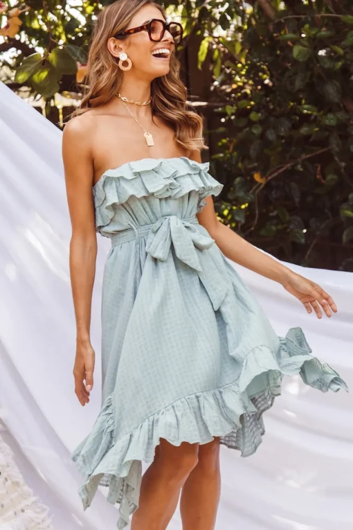 Carlotta Midi Dress Sage