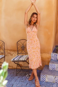 Cece Midi Dress Pink