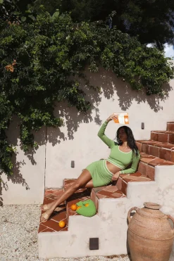 Chasing You Skirt Green