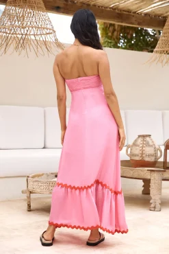 Cherry On Top Maxi Dress Pink