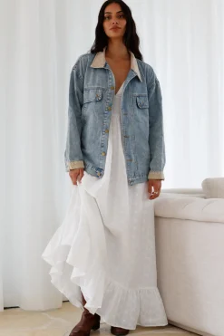 Chill Out Denim Jacket Blue