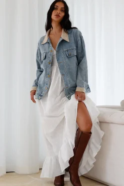 Chill Out Denim Jacket Blue
