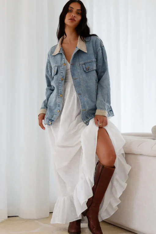 Chill Out Denim Jacket Blue