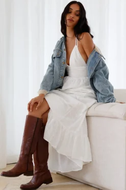 Chill Out Denim Jacket Blue