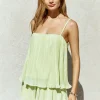 Citrus Breeze Mini Dress Green