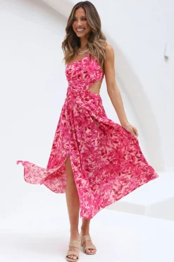Clearer Skies Maxi Dress Pink