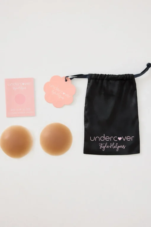 8cm No Nip Slips Cover Dark Nude