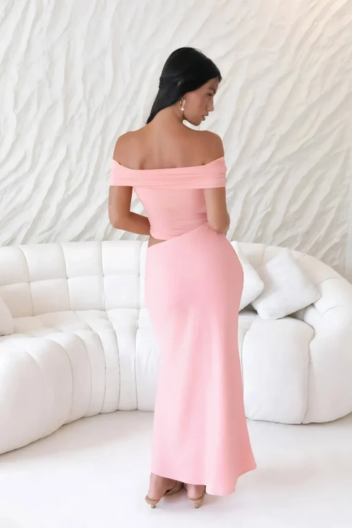 Coastal Reverie Maxi Dress Pink