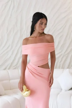 Coastal Reverie Maxi Dress Pink