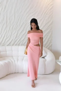 Coastal Reverie Maxi Dress Pink