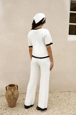 Colder Days Knit Top White