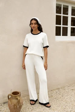 Colder Days Knit Top White