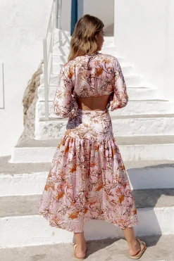 Come And Go Maxi Dress Pink