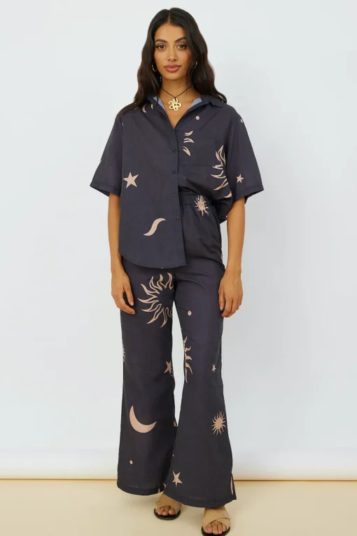 Constellations In The Sky Shirt Black