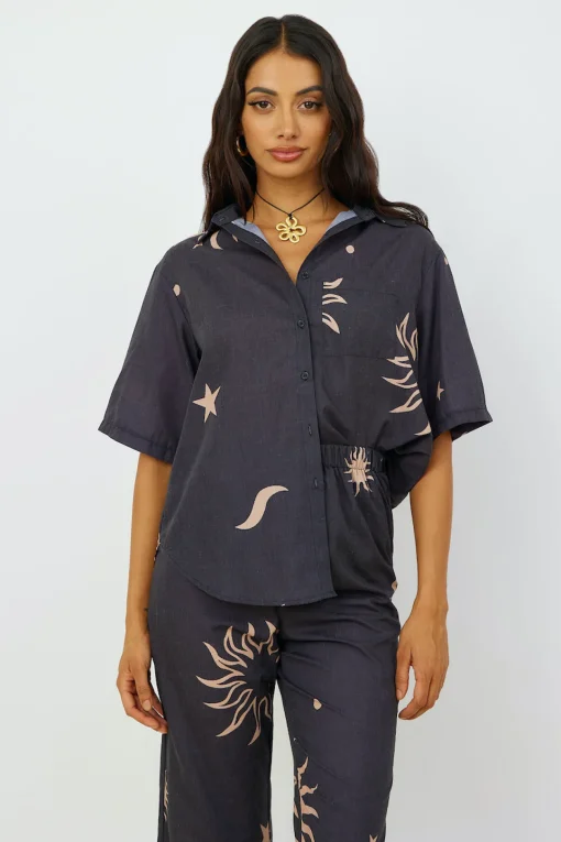 Constellations In The Sky Shirt Black