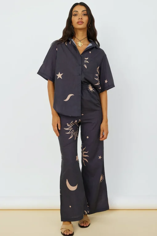 Constellations In The Sky Shirt Black