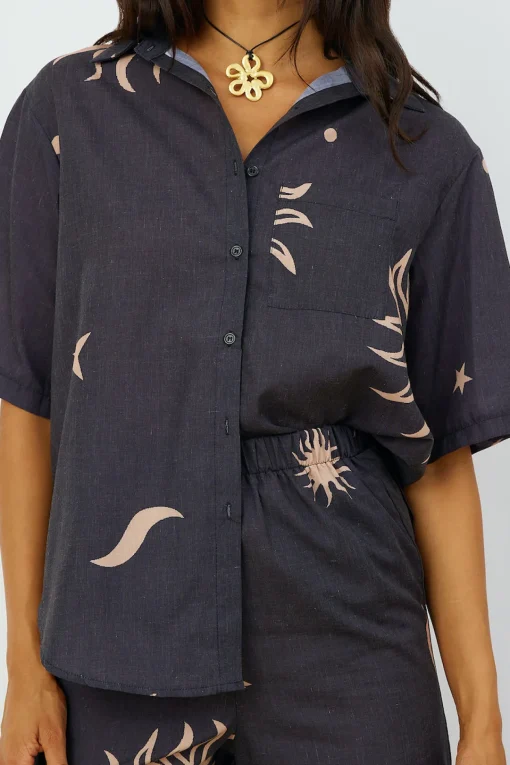 Constellations In The Sky Shirt Black