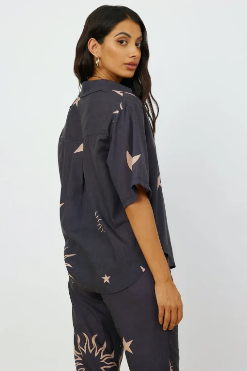 Constellations In The Sky Shirt Black