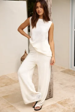 Cozy Evenings Pant White