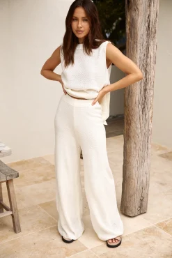 Cozy Evenings Pant White