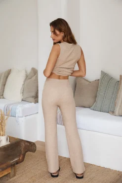 Cup Of Tea Vest Top Beige