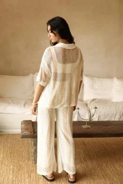 Cusp Of Wander Crochet Set Beige
