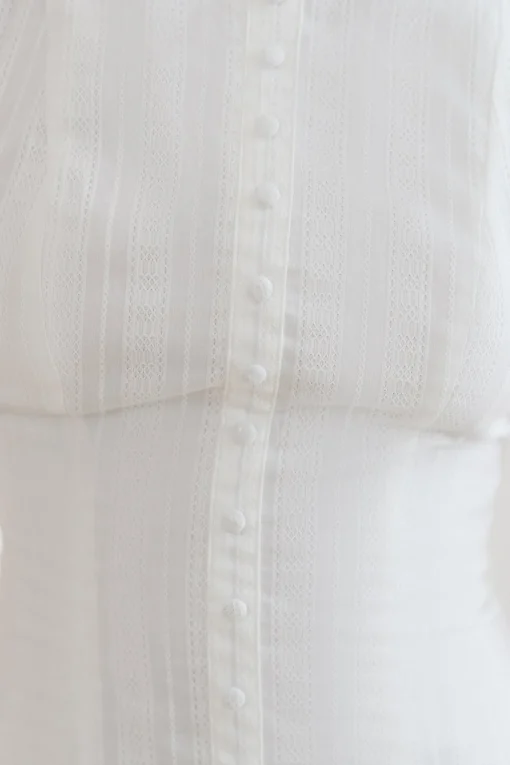 Dainty Style Mini Dress White