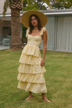 Dalia Maxi Dress Yellow