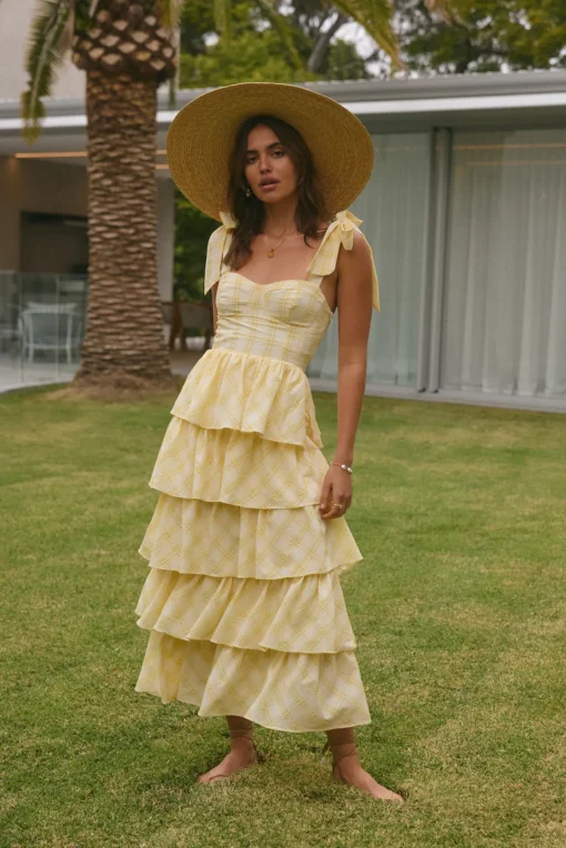 Dalia Maxi Dress Yellow