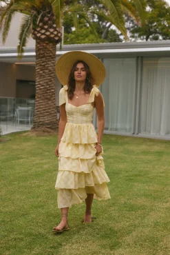 Dalia Maxi Dress Yellow