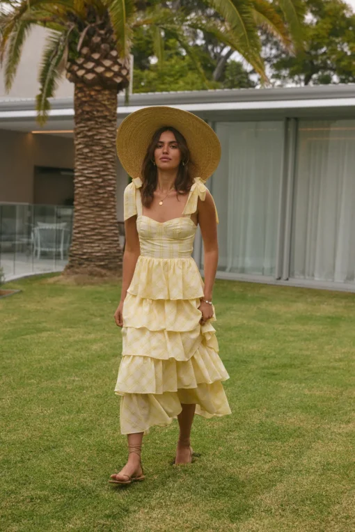 Dalia Maxi Dress Yellow