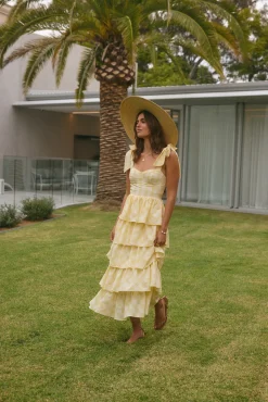 Dalia Maxi Dress Yellow