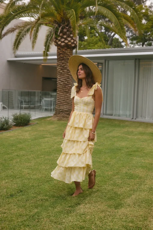 Dalia Maxi Dress Yellow
