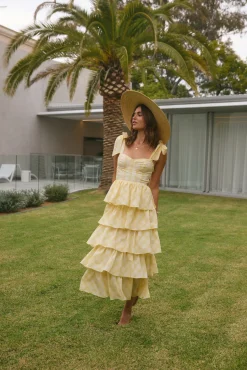 Dalia Maxi Dress Yellow